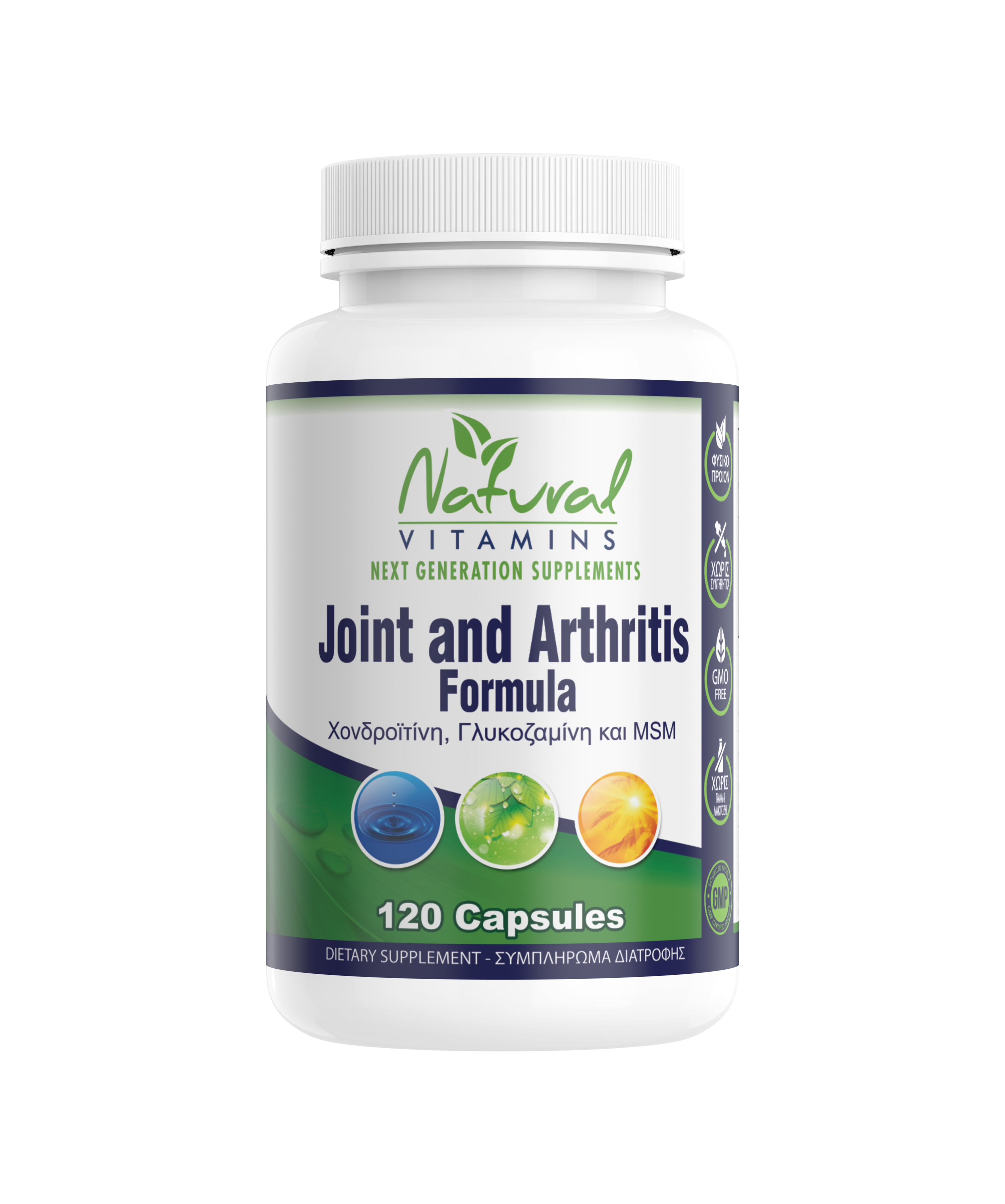 Natural Vitamins Joint and Arthritis Formula 120caps Easy Pharmacy