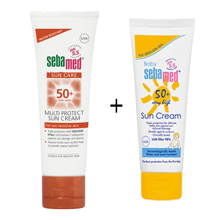 Sebamed Sun Cream SPF 50+ Multi Protect Sun Cream χωρις άρωμα 75ml