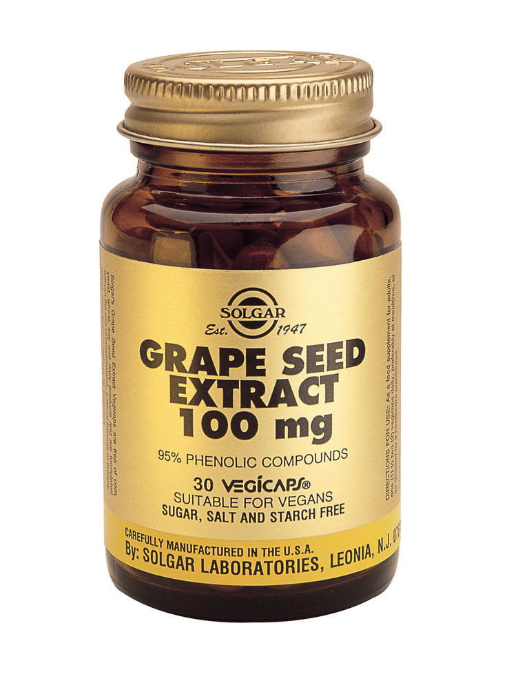 SOLGAR GRAPE SEED EXTRACT 100mg veg.30s Easy Pharmacy