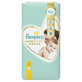 Pampers Πάνες Μωρού Premium Care No2  (4-8 kg) 46τμχ