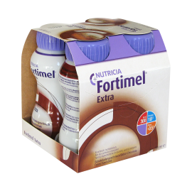 Nutricia Fortimel Extra Υπερπρωτεϊνικό Ρόφημα με γεύση Σοκολάτα, 4x200ml