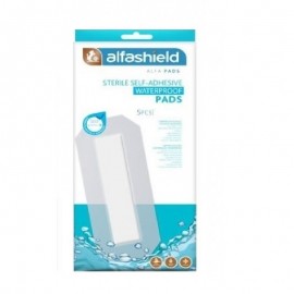 Alfashield Self-Adhesive Waterproof Pads (6x8cm) Αποστειρωμένα Αυτοκόλλητα Επιθέματα, 5τμχ