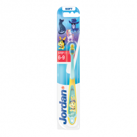 Jordan Step By Step 6-9 Soft Μαλακή οδοντόβουρτσα για παιδιά (6-9 ετών) 1τμχ