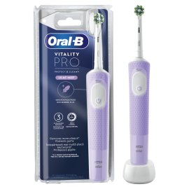 Oral-B Ηλεκτρική Οδοντόβουρτσα Vitality Pro Lilac Mist Μωβ Χρώμα, 1τεμ