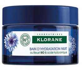 Klorane Water Sleeping Mask Cornflower Water Serum with Organic Cornflower Απαλή Ενυδατική Κρέμα Νύχτας, 50ml