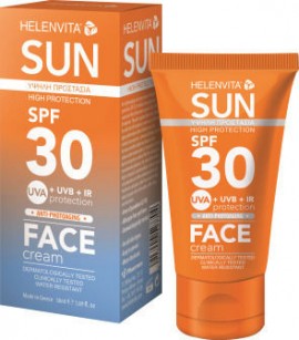 Helenvita Sun High Protection Anti-Photoaging Face Αντηλιακή Cream Προσώπου Κατά Της Φωτογήρανσης SPF30 50ml
