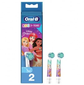 Oral-B Ανταλλακτικές Κεφαλές για Ηλεκτρικές Οδοντόβουρτσες Stages Power Princess 2 τμχ