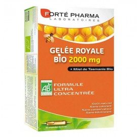 Forte Pharma Gelee Royale BIO 2000mg 20 Γυάλινες Αμπούλες x 10ml