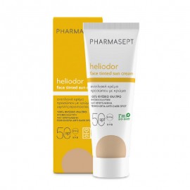 Pharmasept Heliodor Face Tinted Sun Cream SPF50, Αντηλιακό Προσώπου Με Χρώμα 50ml