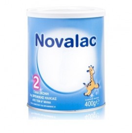 NOVALAC 2 Γάλα Σκόνη 2ης βρεφικής ηλικίας από τον 6ο έως το 12ο μήνα 400g