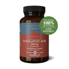 Terra Nova Alpha Lipoic Acid 300mg Συμπλήρωμα Διατροφής Κατά των Ελέυθερων Ριζών 100Caps