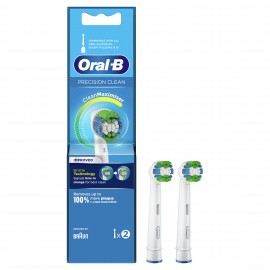 Oral-B Precision Clean Κεφαλές Βουρτσίσματος με Τεχνολογία CleanMaximiser, 2τμχ