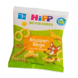HiPP Τραγανά Τυροδαχτυλίδια για παιδιά απο 1-3 ετών 25gr