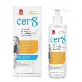 Cer8 Anti Lice Σαμπουάν & Χτενάκι για Απομάκρυνση της Κόνιδας 200ml