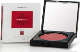 Korres Wild Rose Brightening Vibrant Colour Blush No.24 Άγριο Τριαντάφυλλο Ρουζ 5.5gr
