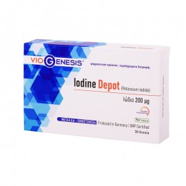 VioGenesis Iodine DEPOT (Potassium Iodide) 200μg 30 δισκία