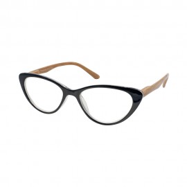 EyeLead Γυαλιά Διαβάσματος Unisex Μαυρο Πεταλούδα με ξύλινο βραχίονα 3.00 (204)