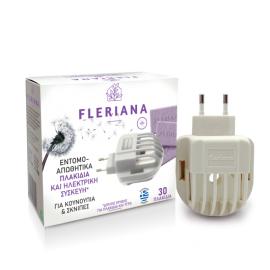 Power Health Fleriana Εντομοαπωθητικά Πλακίδια και Ηλεκτρική Συσκευή για Κουνούπια και Σκνίπες 30 πλακίδια