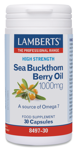 Lamberts Sea Buckthorn Berry Oil, Ιπποφαές, Πολυβιταμινούχο Συμπλήρωμα 1000mg 30caps