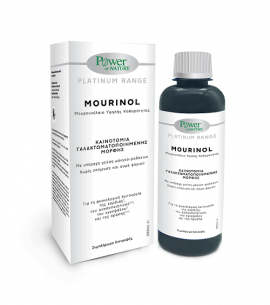Power Of Nature Platinum Range Mourinol Μουρουνέλαιο Με Γεύση Μανγκο-ροδακινο 250ml