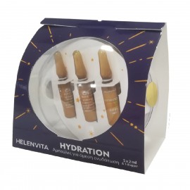 Helenvita Xmas Promo Hydration Ενυδατικό & Αντιγηραντικό Serum Προσώπου 5x2ml, 1 dropper