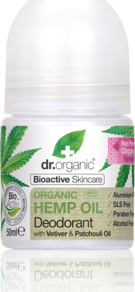 Dr. Organic Hemp Oil Deodorant Φυσικό Αποσμητικό με Οργανικό Έλαιο Κάνναβης 50ml