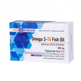 Viogenesis Omega 3 500mg TG Fish Oil 60 κάψουλες