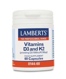 Lamberts Vitamin D3 1000iu & K2 90µg 60caps