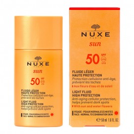 Nuxe Sun Face cream Αντηλιακό Προσώπου Ελαφριάς Υφής SPF50 50ml