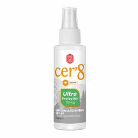 Vican Cer’8 Άοσμη Εντομοαπωθητική Λοσιόν σε Spray Ultra Protection Κατάλληλη για Παιδιά 100ml