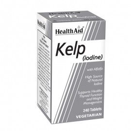 Health Aid Kelp Iodine Συμπλήρωμα Διατροφής για Φυσική Λήψη Ιωδίου 240 ταμπλέτες