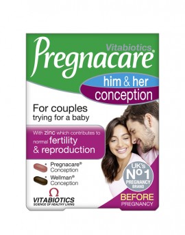 VitaBiotics Pregnacare His&Her Conception 60tabs