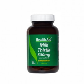 Health Aid Milk Thistle Extract 500mg Συμπλήρωμα με ΓαΪδουράγκαθο για Αποτοξίνωση του Ήπατος 30 ταμπλέτες