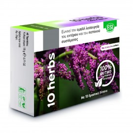 ESI 10 Herbs Colon Cleanse για την Ομαλή Λειτουργία του Εντέρου & του Πεπτικού Συστήματος 40 ταμπλέτες
