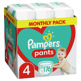Pampers Pants Νο 4 Monthly Box 176τμχ (9-15kg)