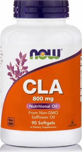 Now CLA 800 mg (Conjugated Linoleic Acid) 90 softgels