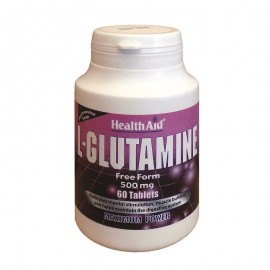 Health Aid L-Glutamine 500mg για Υγιή Λειτουργία του Εγκεφάλου 60 Ταμπλέτες