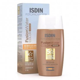 Isdin Fotoprotector Fusion Water Αντηλιακή Κρέμα Προσώπου SPF50 με Χρώμα Bronze 50ml