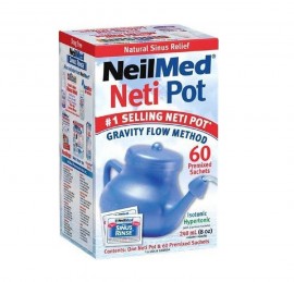 NeilMed Neti Pot Σύστημα Φυσικής Θεραπευτικής Ανακούφισης Ρινικών Παθήσεων 60 Sachets