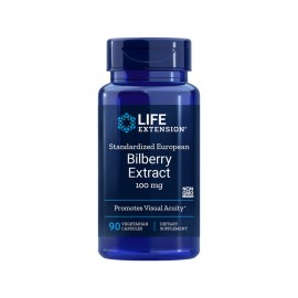 Life Extension STD.European Bilberry Extract 100mg 90Caps