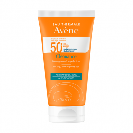 Avene Clenance Anti-Imperfections Αντηλιακό Προσώπου για Λιπαρό Δέρμα Με Ατέλειες SPF 50+ 50ml