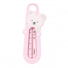 Babyono Αναλογικό Θερμόμετρο Μπάνιου Bear 0°C έως 40°C Ροζ