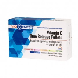 VioGenesis Vitamin C Time Release Pellets 60 φυτικές κάψουλες