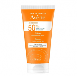 Avene Αντηλιακή Κρέμα Προσώπου για Ξηρό & Ευαίσθητο Δέρμα SPF 50+ Eau Thermale Cream 50ml