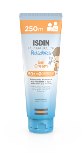 Isdin Fotoprotector Pediatrics Gel Cream SPF 50+_ Αντηλιακή Κρέμα σώματος σε μορφή Τζελ κατάλληλη για παιδιά  250 ml