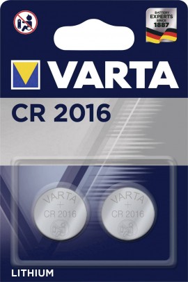 Varta CR2016 Μπαταρία Λιθίου 2 Τμχ