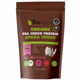 Βιολόγος Organic Pea Choco Protein Βιολογική Πρωτεΐνη Αρακά με Σοκολάτα & Χαρούπι 500gr