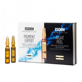 ISDIN Isdinceutics Day&Night Depigmenting Routine Ορός Επιδιόρθωσης για Σκούρες Κηλίδες 10 αμπούλες & Απολεπιστικός Ορός Νύχτας 10 αμπούλες