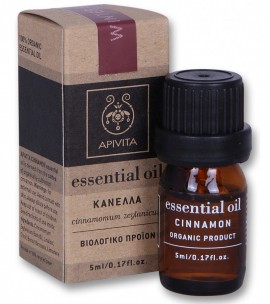 Apivita Αιθέριο Έλαιο Cinnamon - Κανέλα 5ml