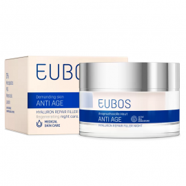 Eubos Anti Age  Hyaluron Repair Filler Night Κρέμα Νύχτας με Υαλουρονικό Οξύ 50ml